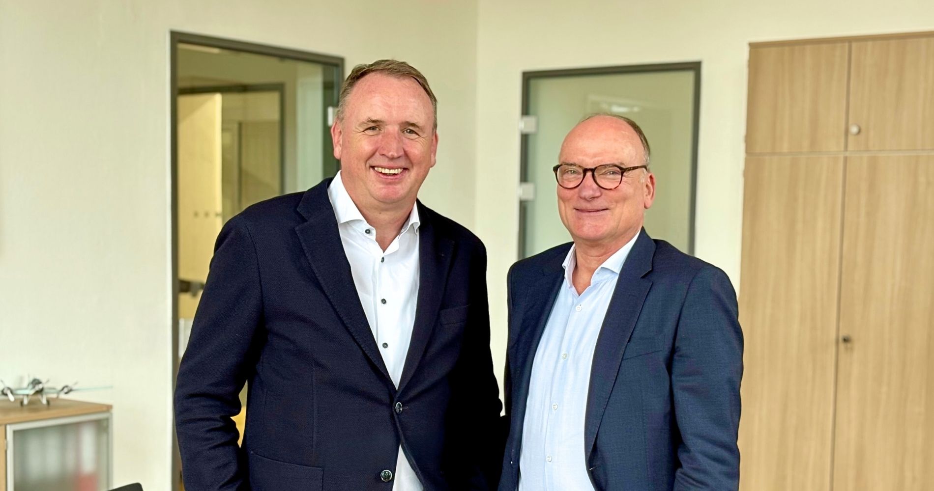 Ulrich Hartmann und Thomas Besch - Geschäftsführer der regiocom GeKAB